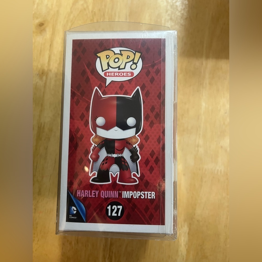 Funko Pop DC Comics Super Heroes Harley Quinn Impopster #127,Brand New - Picture 4 of 4